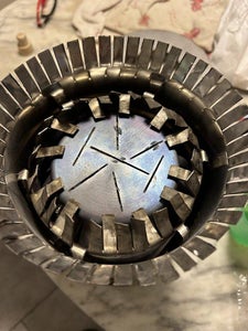 Assembling the Burner No Drill Hole No Screw