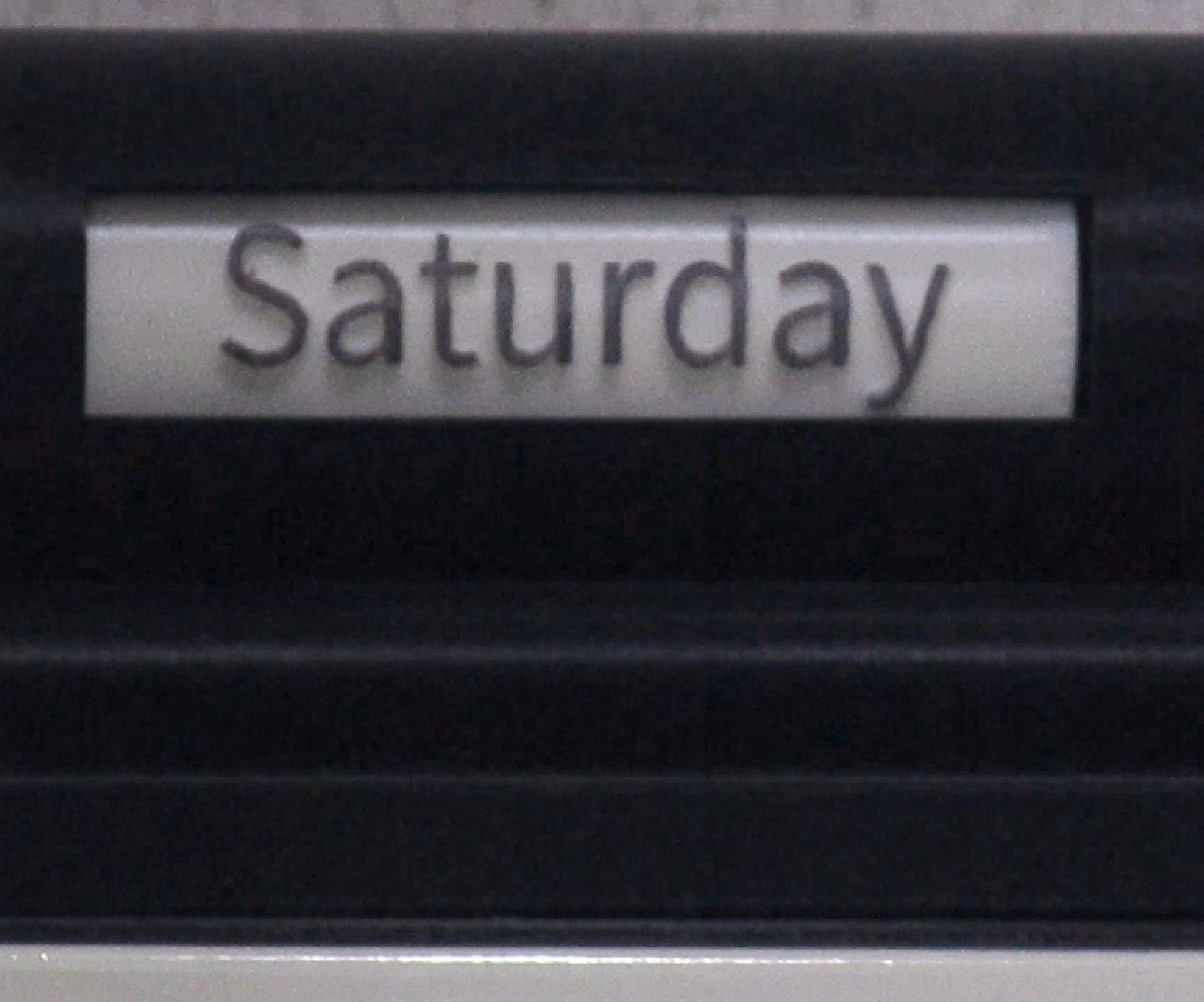 Day of the Week Clock