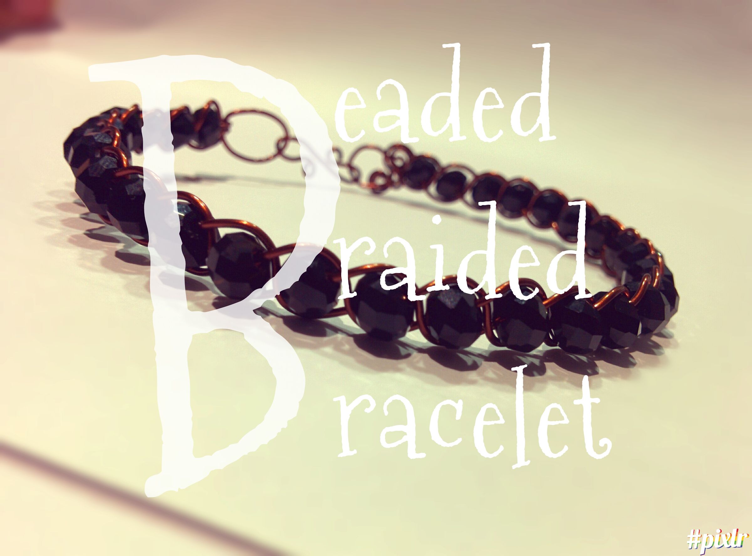 Easy Beaded Braided Bracelet