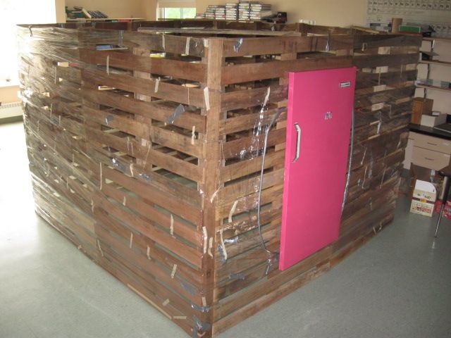 Pallet House to Save the World... or a Garden Shed.