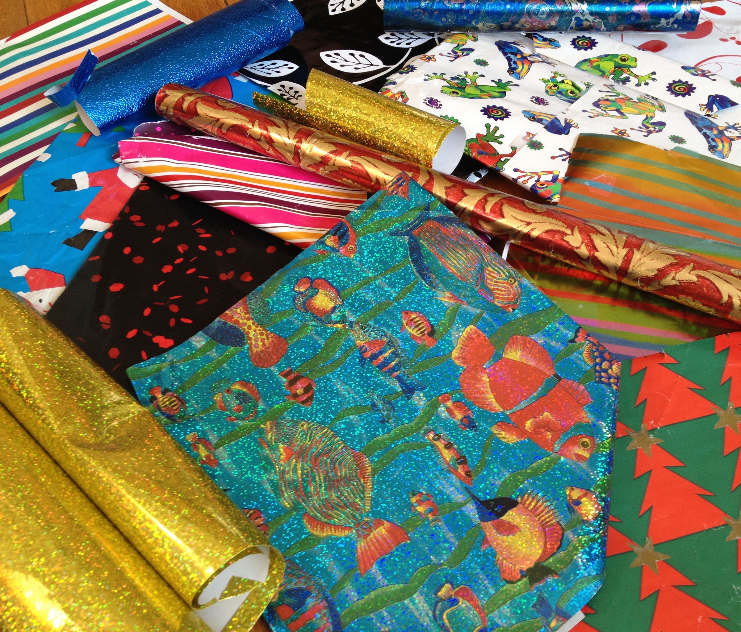 Ten Uses for Used Wrapping Paper
