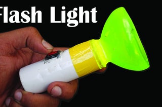 How to Make Flash Light Using Plastic and Deodorant Bottles : 6