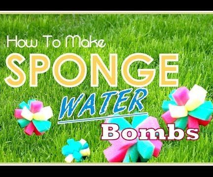 DIY Water Bombs (using Sponges)