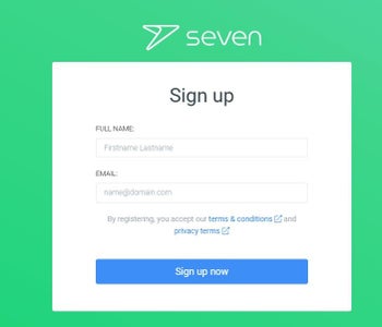 Creating SMS77 Account