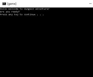 Making a text based adventure