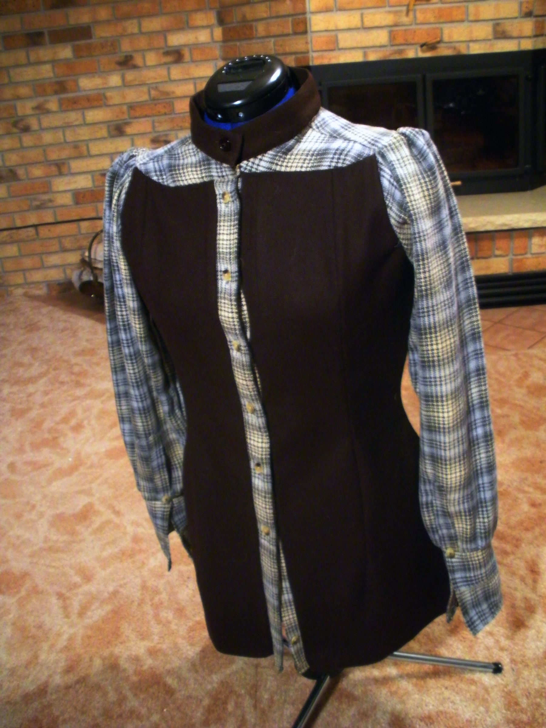 Jacket From a Skirt and Shirt.