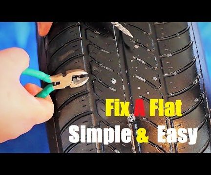 How to Fix a Flat Tire Simple & Easy & Cheap!