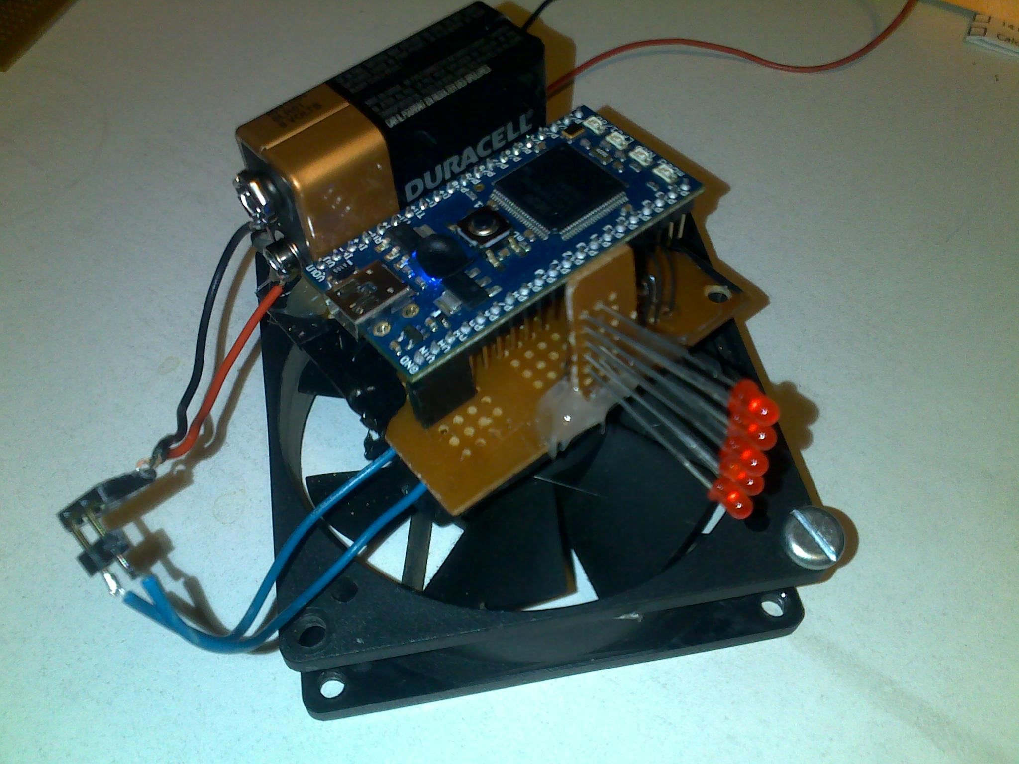 Banner With Mbed, Leds and a Cooler