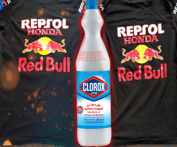 Removes Chlorine Stains in Minutes Without a Trace