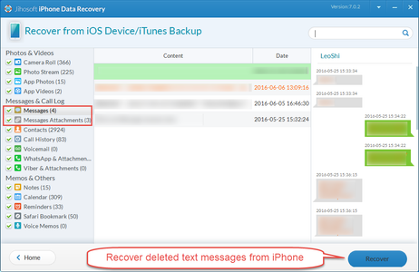 ​Method 3 Retrieve Deleted Text Messages With IPhone SMS Recovery App