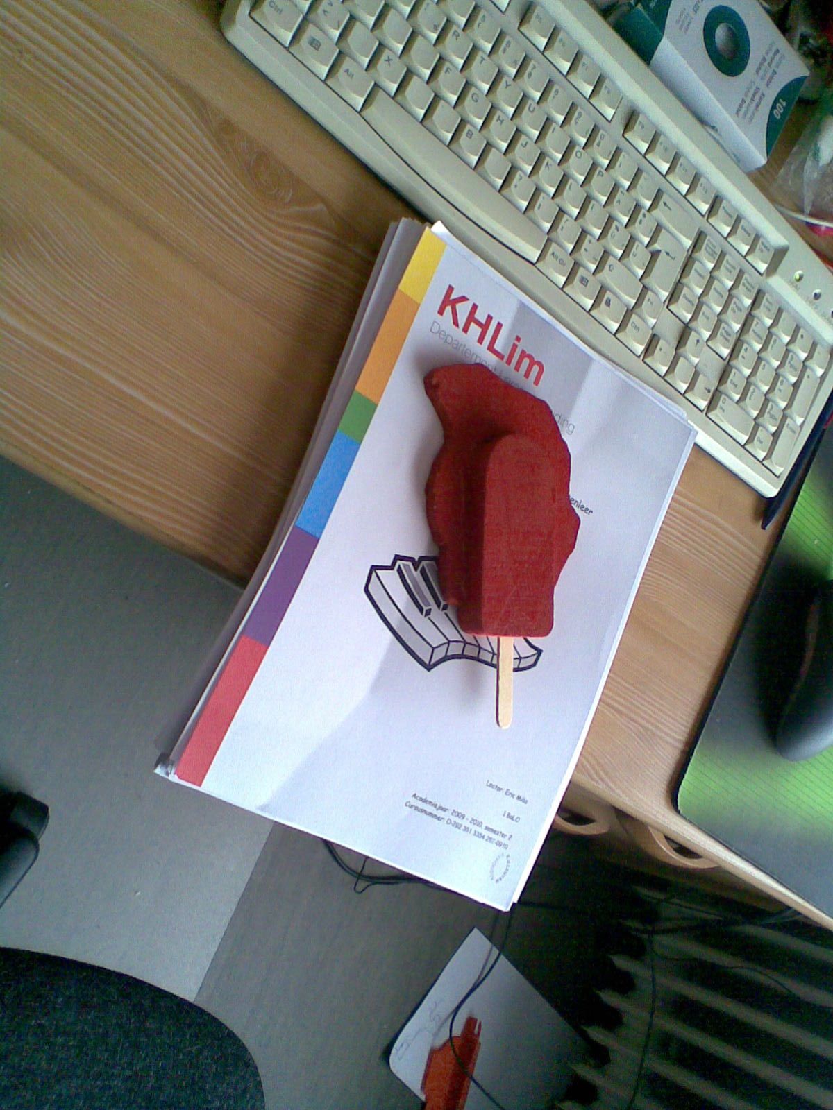 April Fools Joke: Melting Popsicle Paperweight