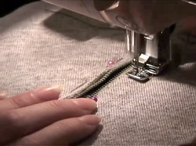 Sewing the Zipper