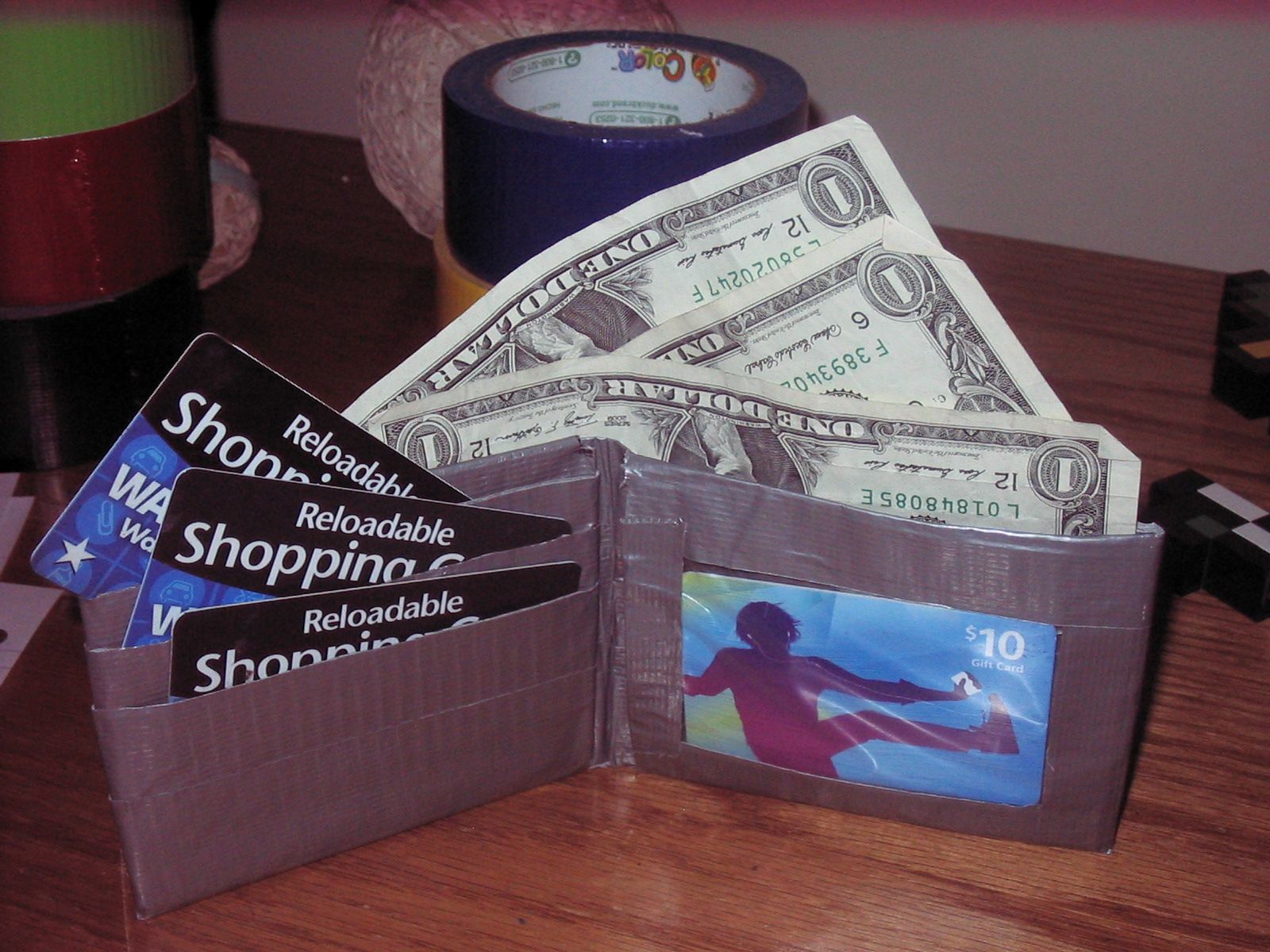 NES duct tape wallet!