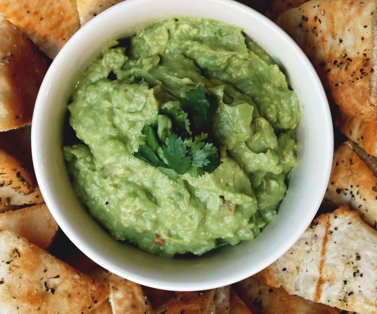 Home Guacamole & Pita Chips