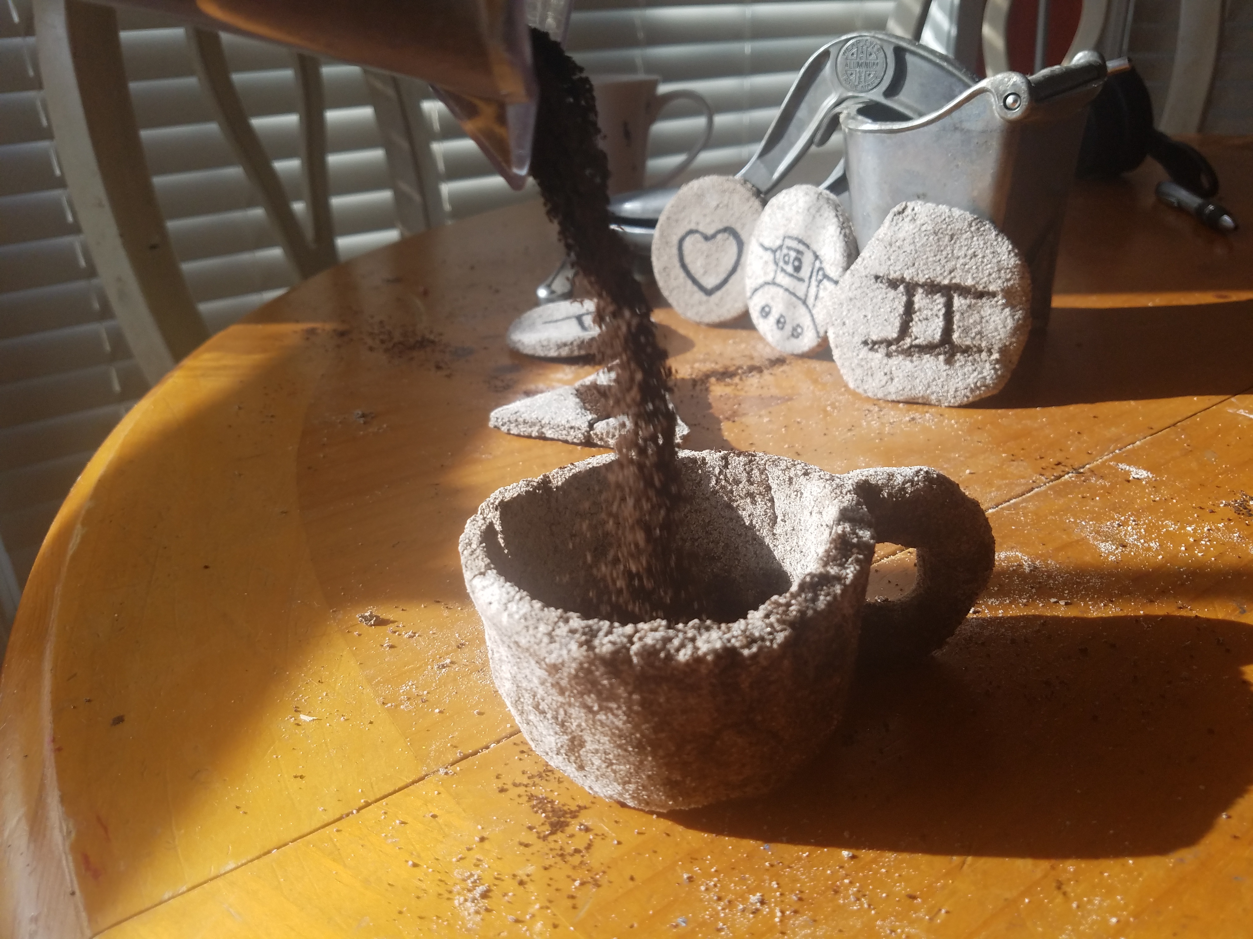 Coffee Clay 9 Steps Instructables