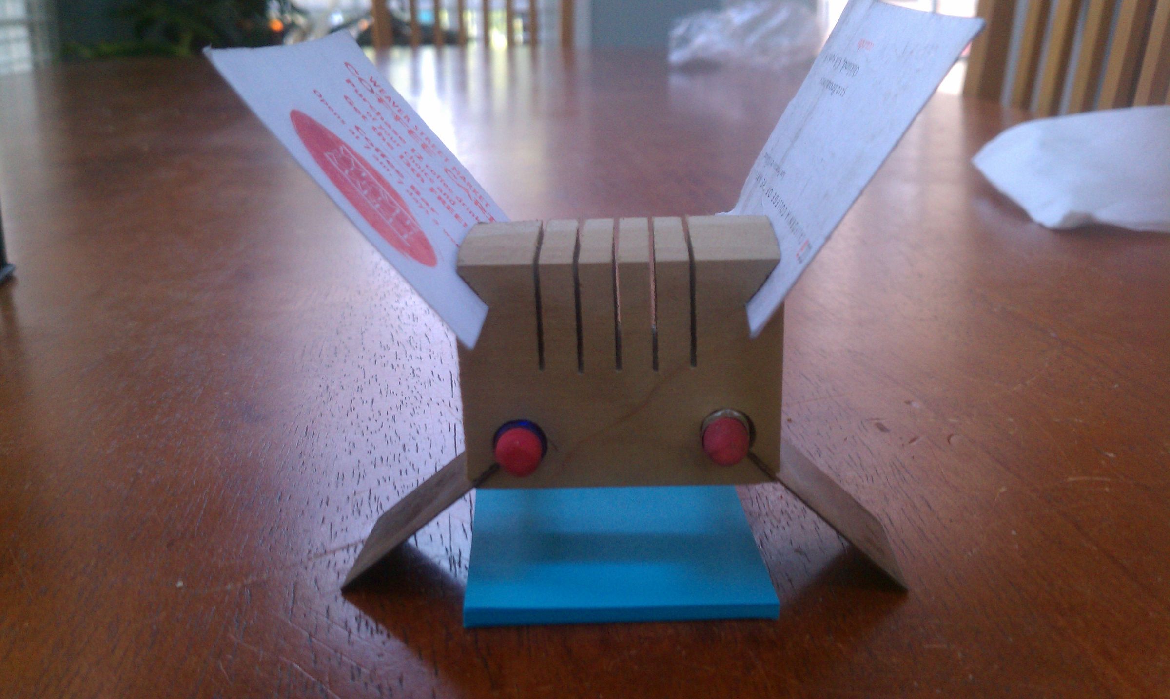 Desk Buddy - Pencil, Card, and Note Holder