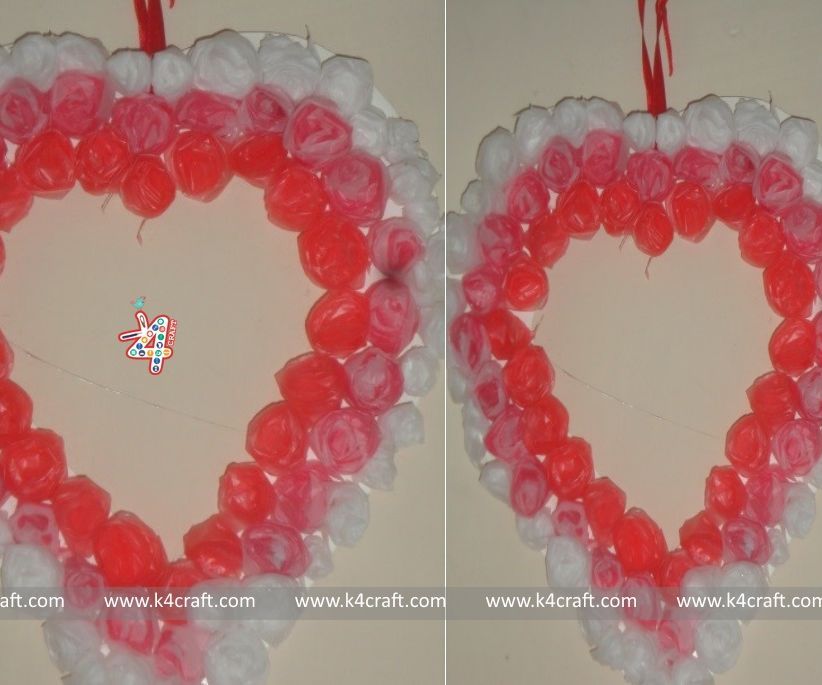 Heart Shaped Wreath for Valentine’s Day