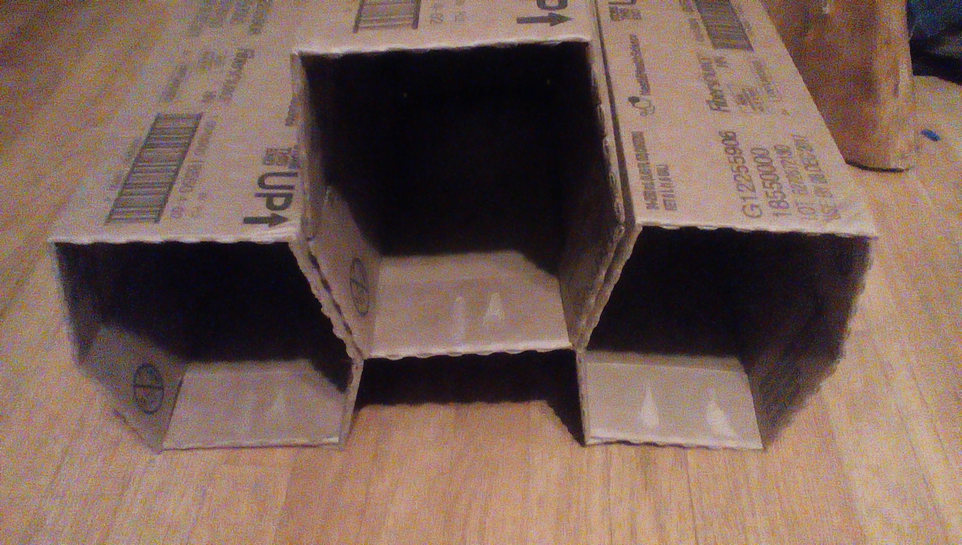 10 Minute Cardboard Box Hex Cubbies 6 Steps Instructables