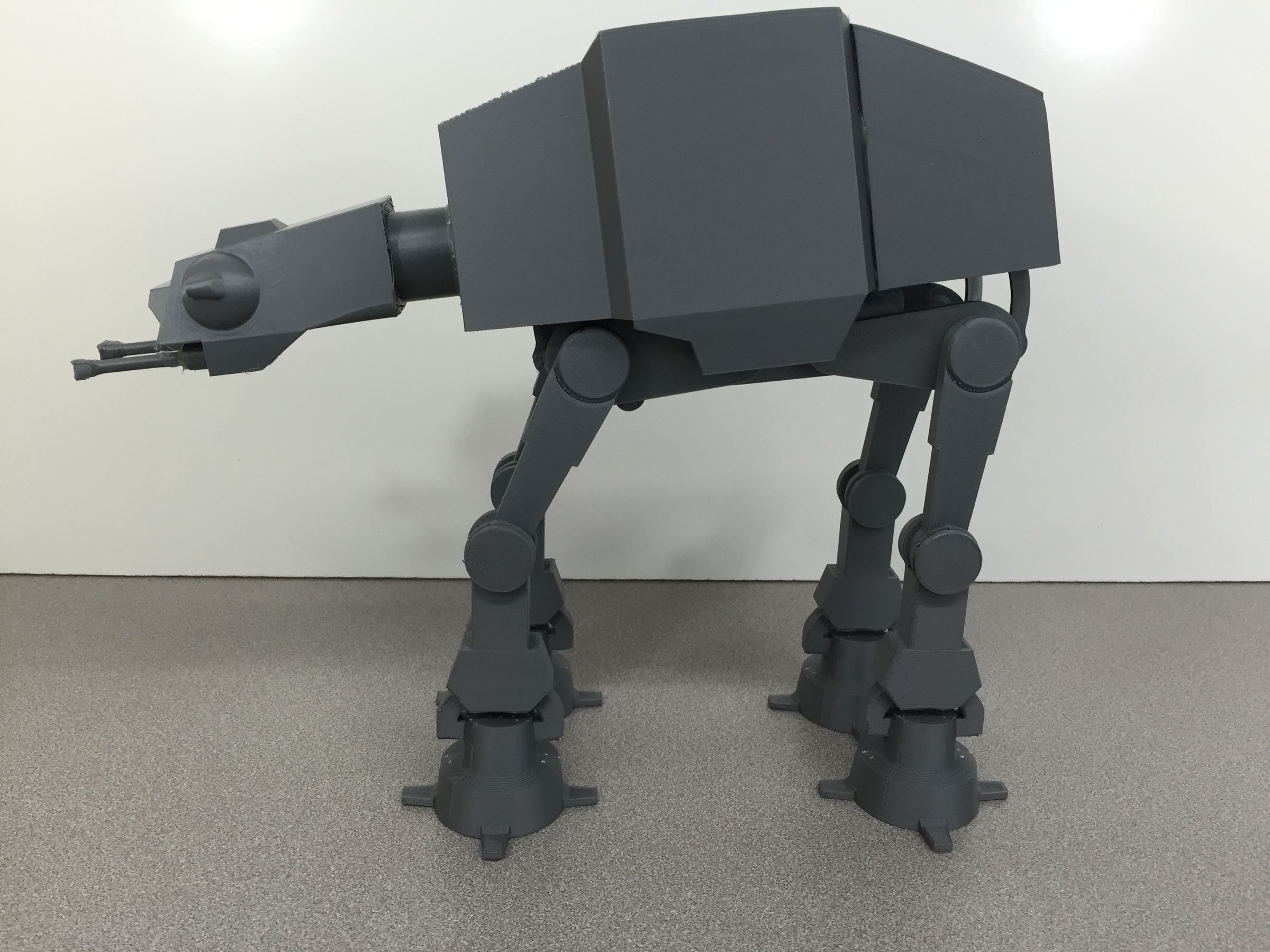 3D Printed Motorized ATAT Walker 8 Steps Instructables