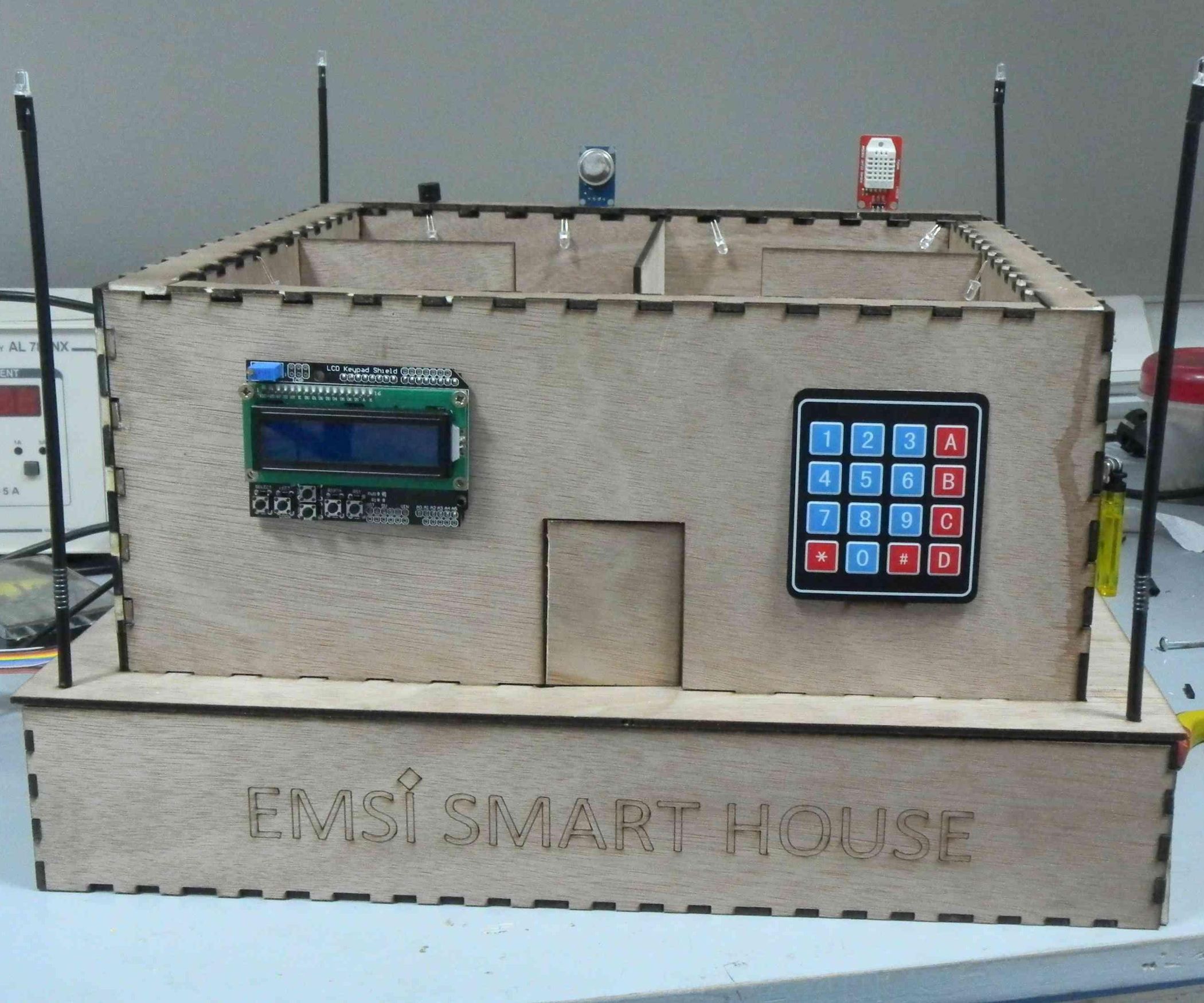 A Sensor Network Controlled by Arduino Within a Wooden House Model : 8 ...