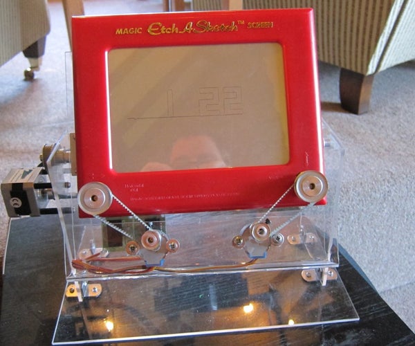 Arduino Etch-A-Sketch Clock