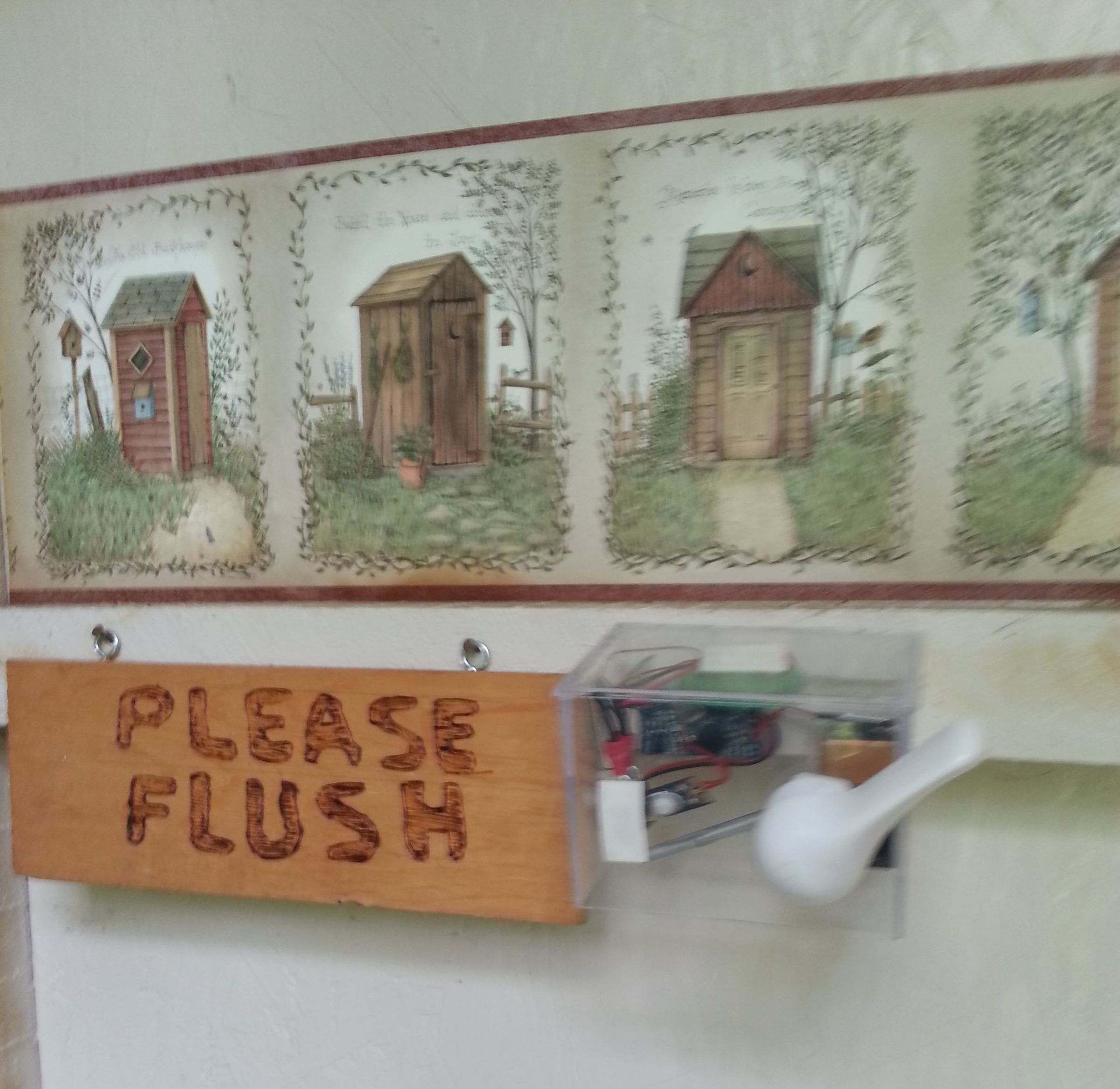 Add a "Flusher" to Your Favorite Outhouse