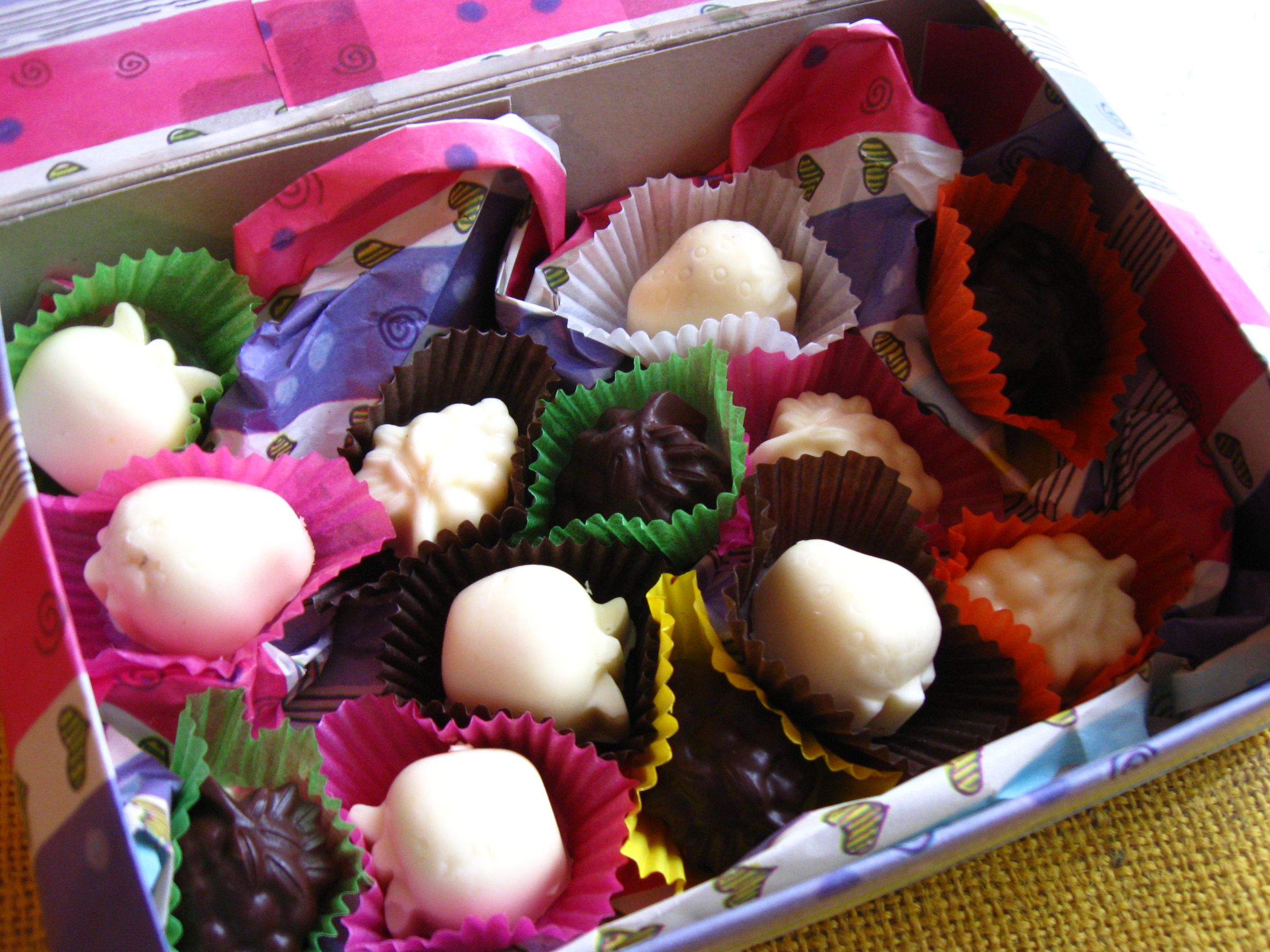 Fruit Toffee Pralines