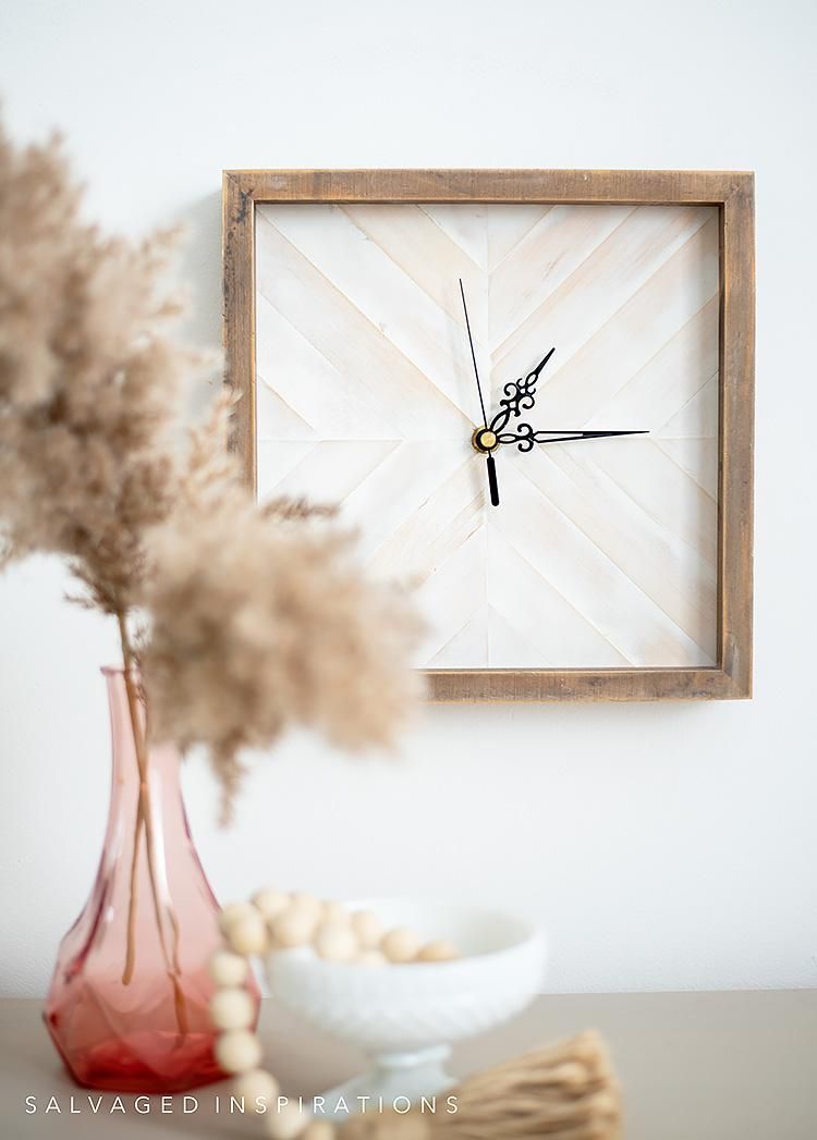DIY Wood Clock Made From Recycled Items 7 Steps (with Pictures