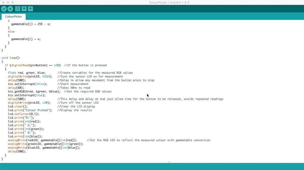 Programming Your Arduino RGB Color Picker