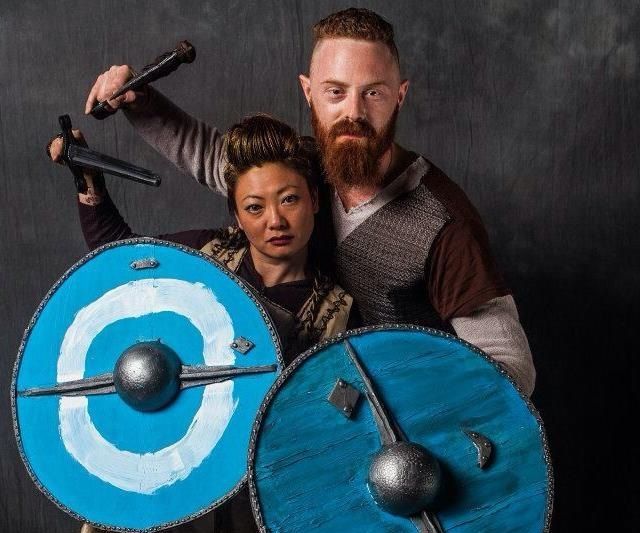 Vikings TV Show Season 1: Ragnar and Lagertha Costumes With Bonus Hair Instruction How To