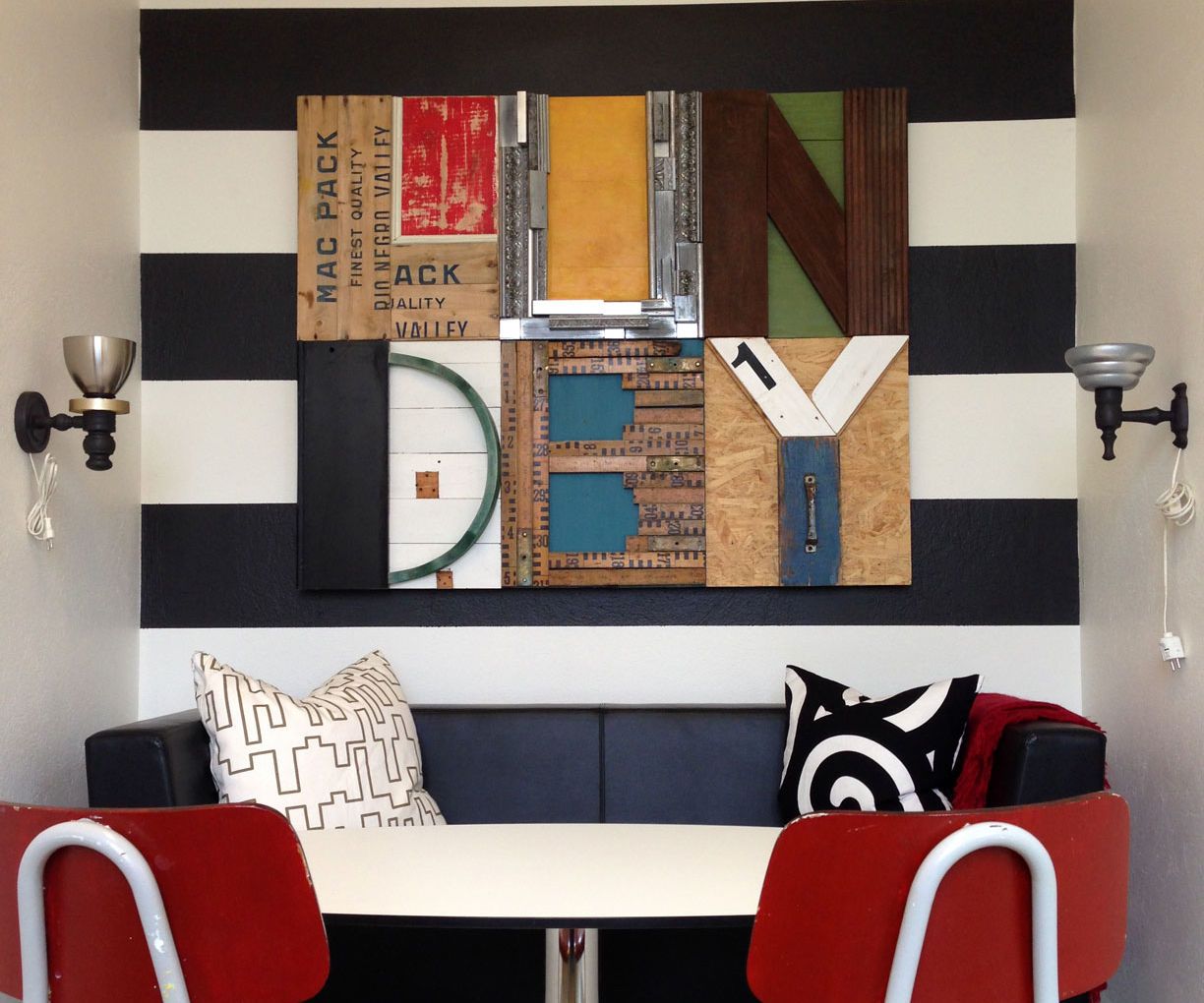 Happy Scrap Wood Art