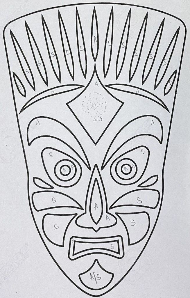 African Tribal Mask Patterns