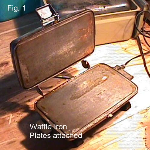 Waffle Iron Adapted Into MIni Kiln...or...The Bavarian Bead Buster!