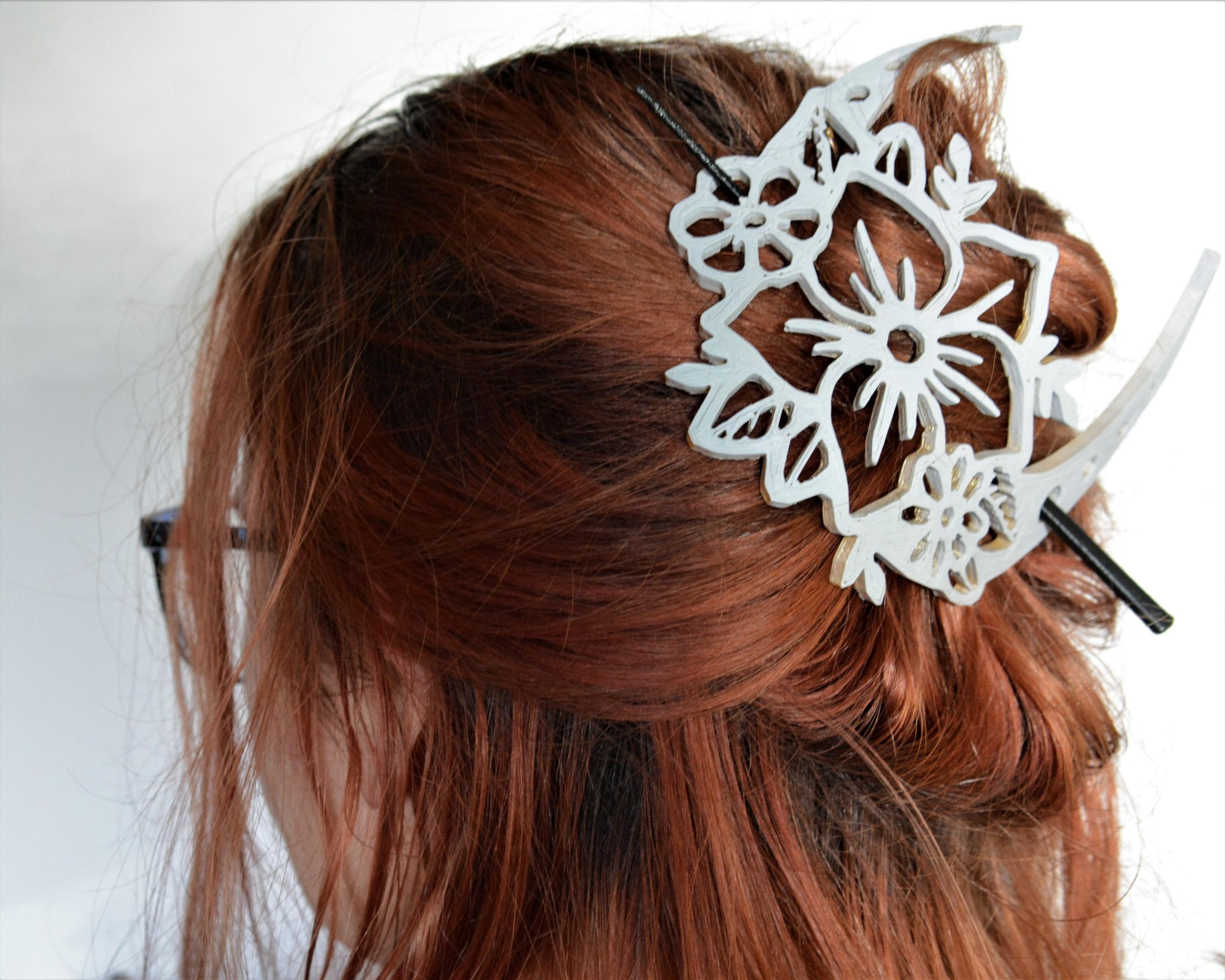3D Printed Customized Hair Bun Holders 3 Steps Instructables
