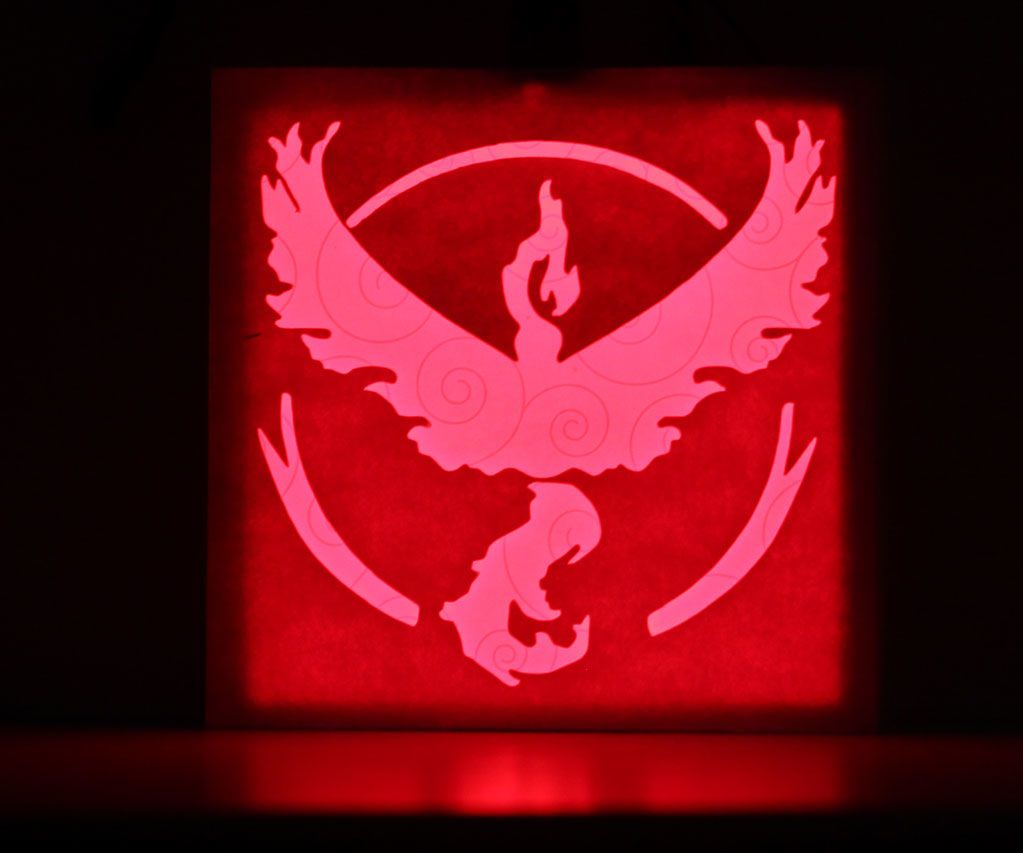 Light-Up Pokemon Team Badge