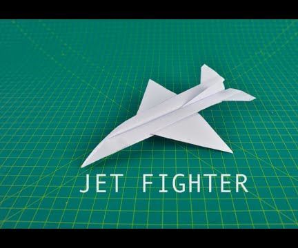 How to Fold a Super Cool Paper Jet Fighter