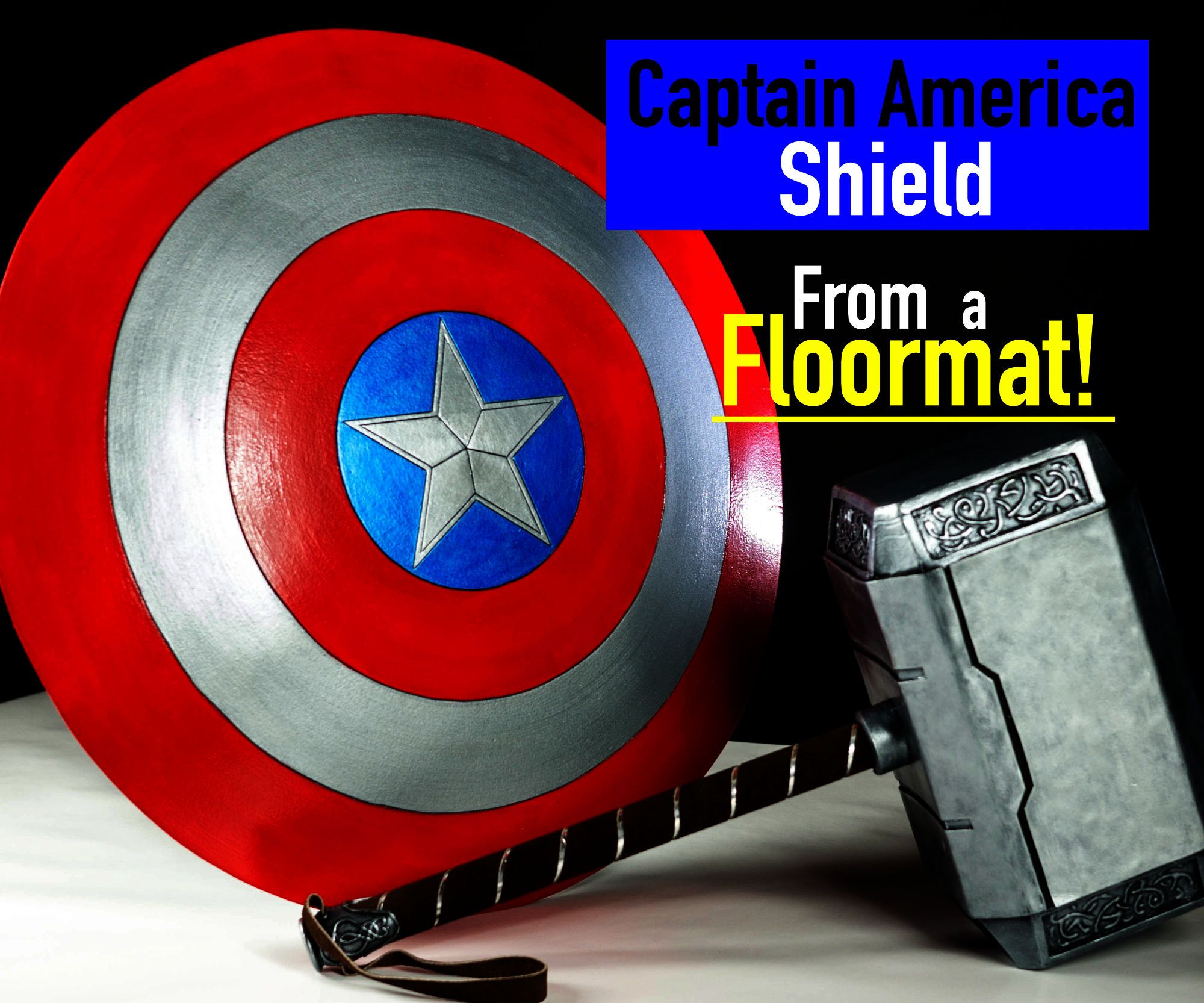 How to Make a Captain America Shield From Foam