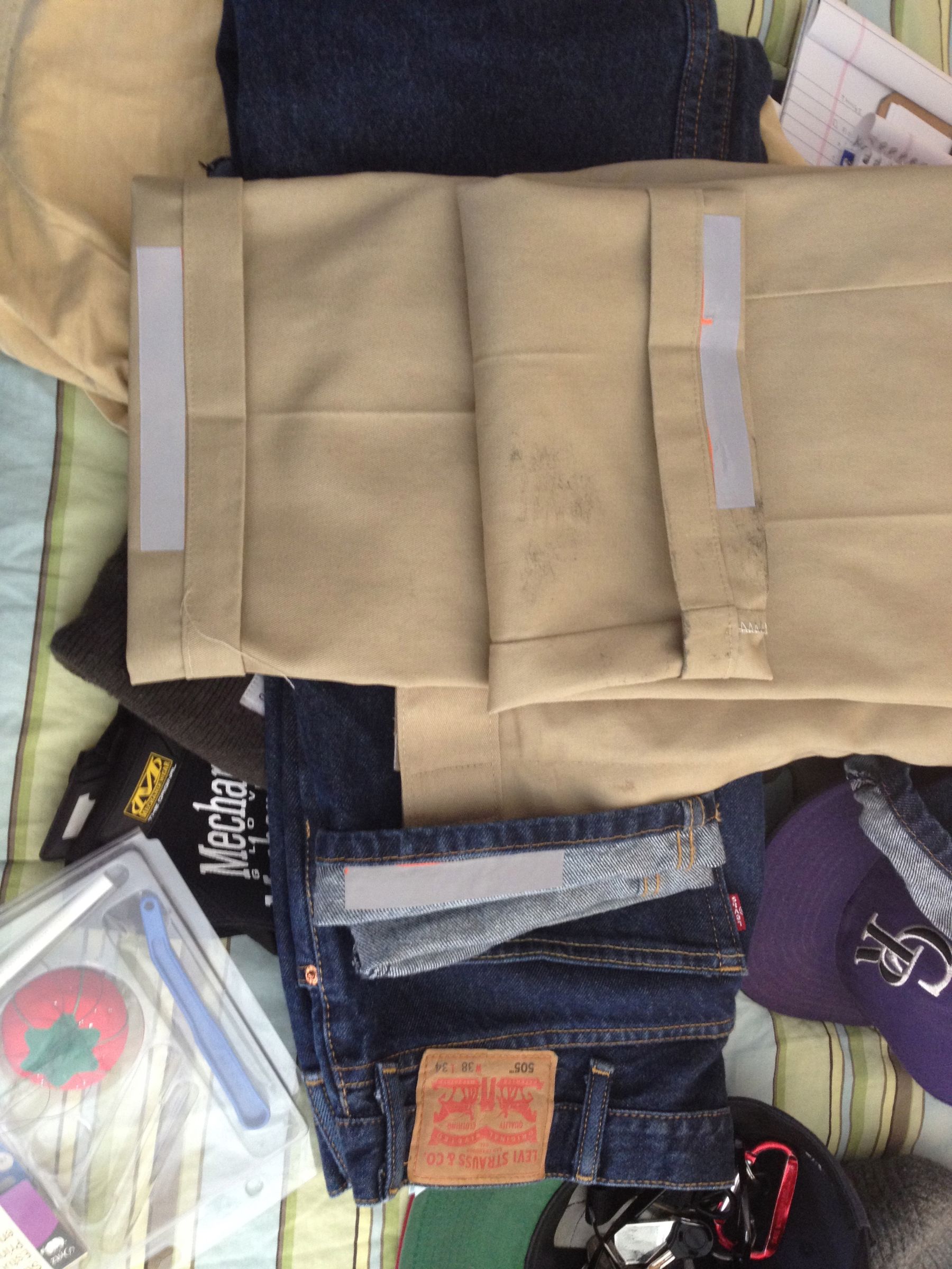 Easy to Make Reflective Tape Pants