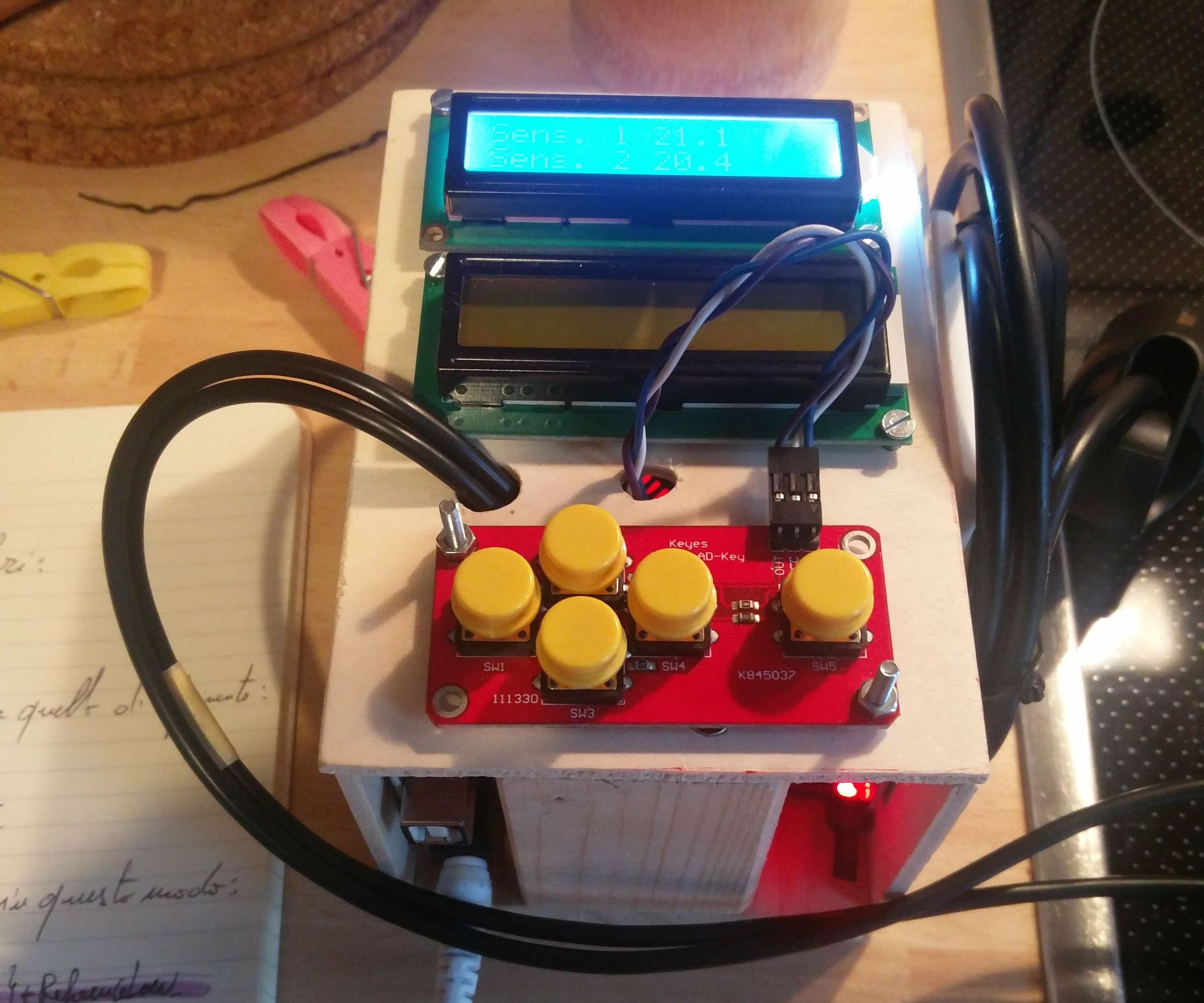 Arduino Thermostat With Relay for Colour Film Development 