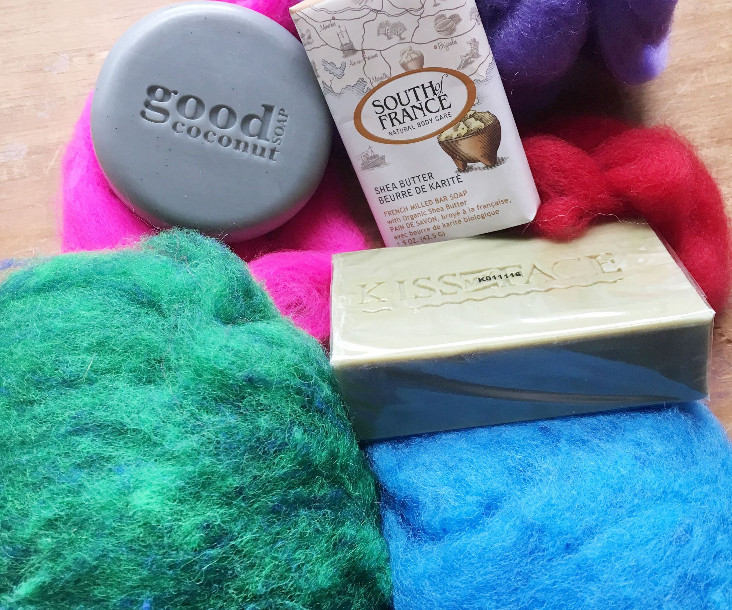 Felted Soap Bars