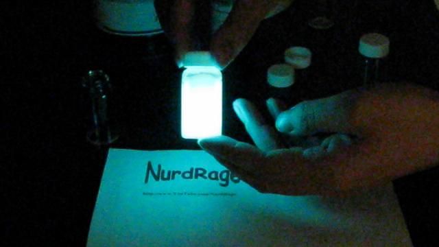 Make a Glow Stick Reaction Using Real Chemicals