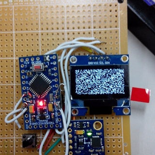 Arduino Pedometer Watch, With Temperature, Altitude and Compass! : 6 ...