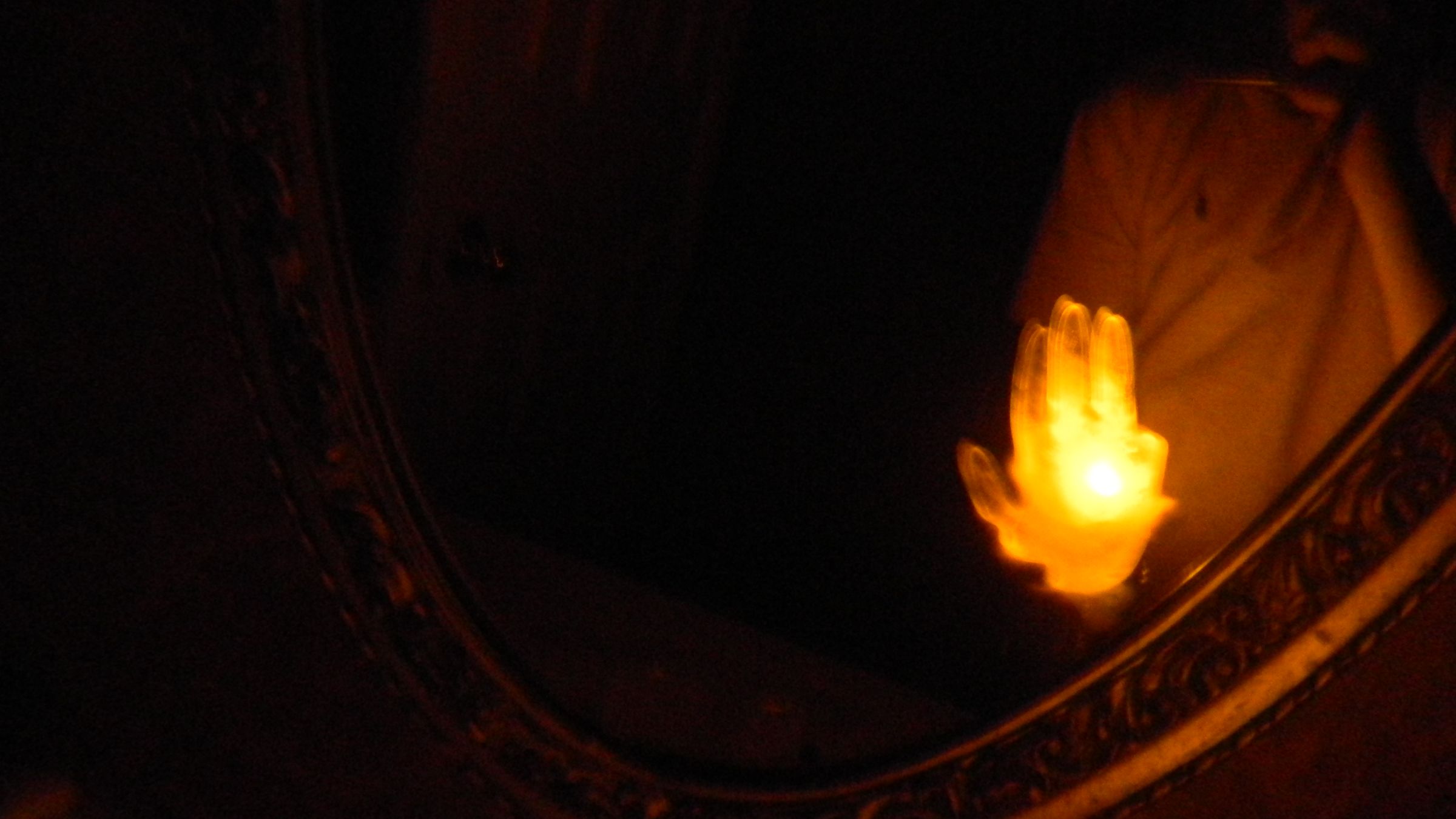 Glowing Crystal Ice Hand