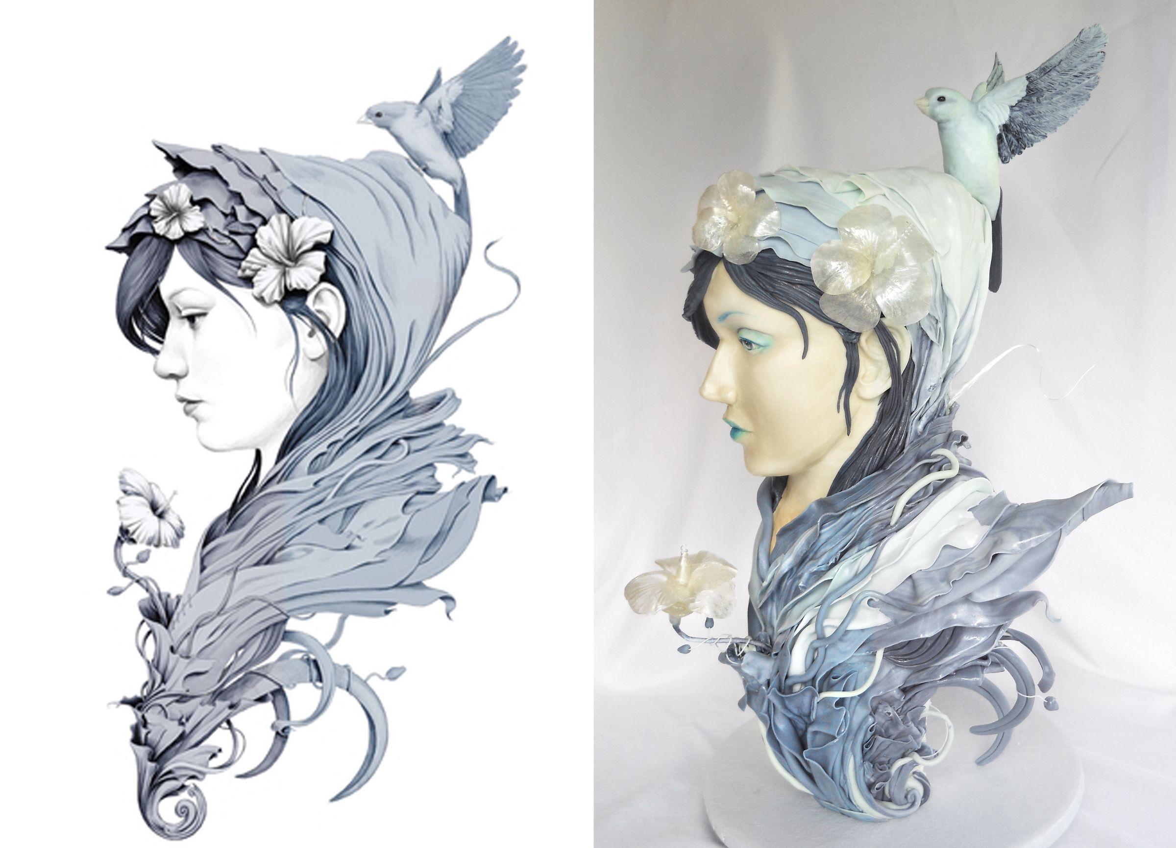 How I made my Threadcakes "Hooded" 3D cake