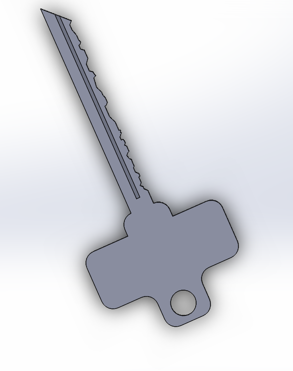 Make a 3D Car Key on Solidworks