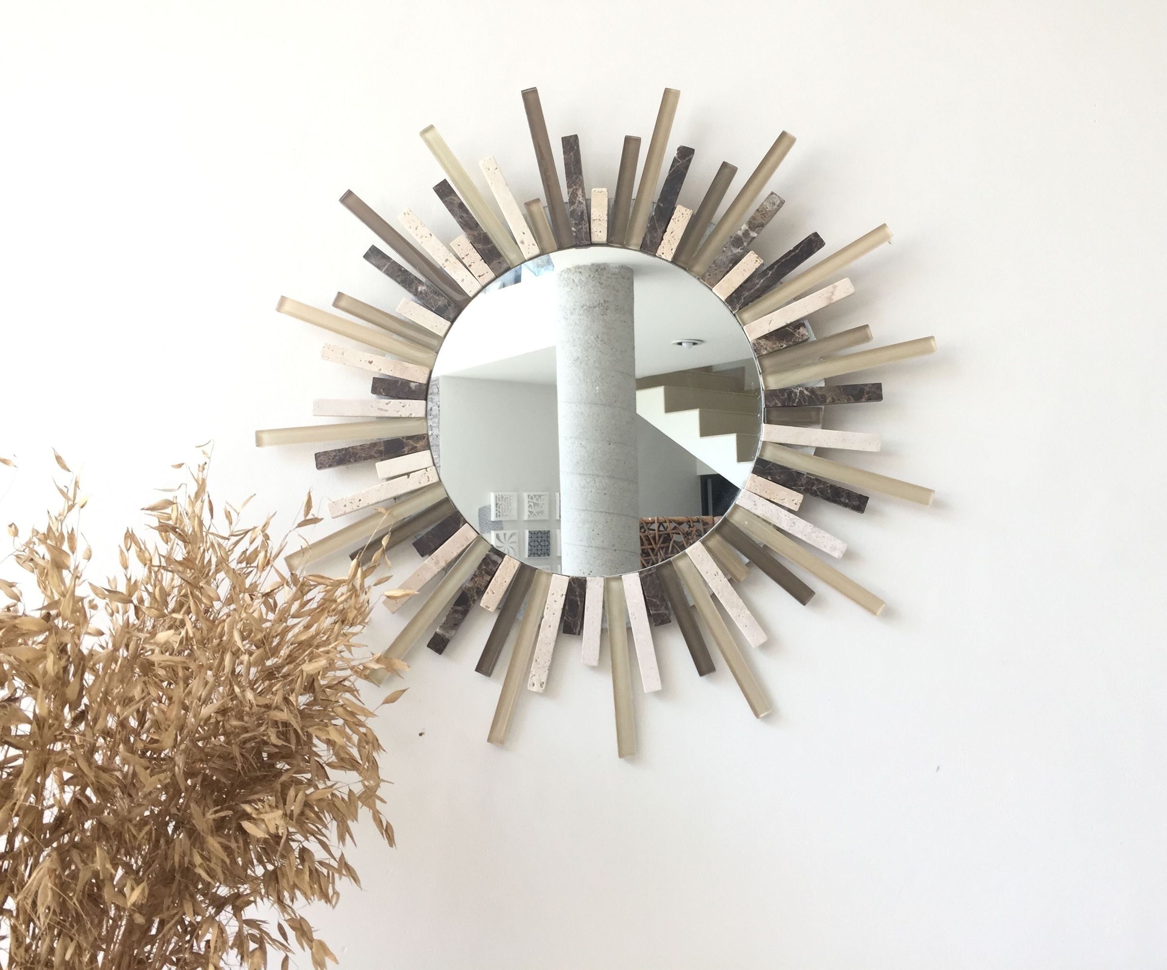 Backsplash Remnant Mirror Updo