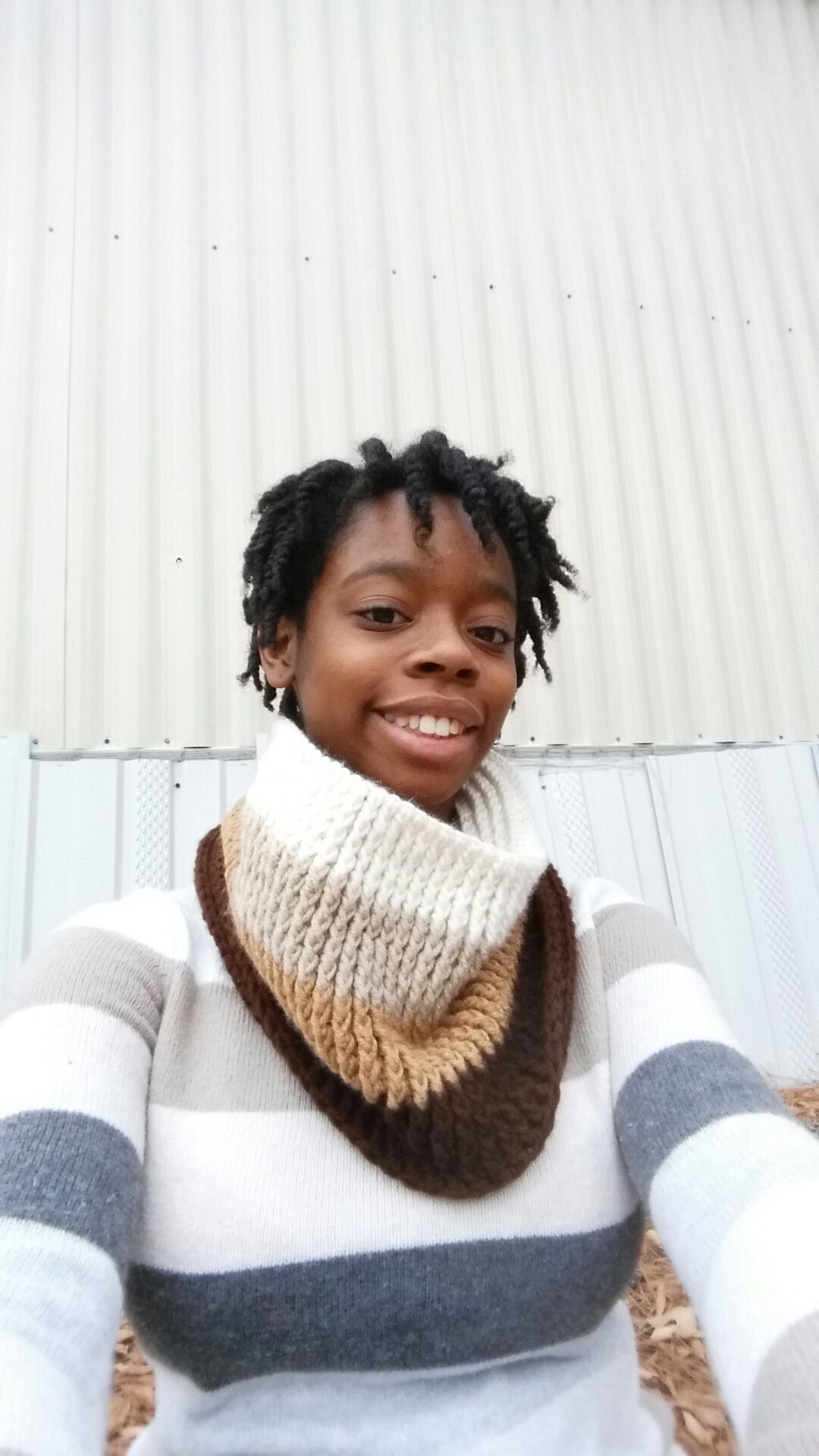 Ribbed Ombre Cowl