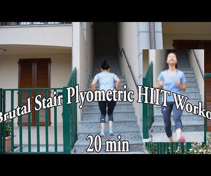 Stair Plyo HIIT Workout (20 Min) 