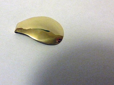 Brass Teardrop Pendant