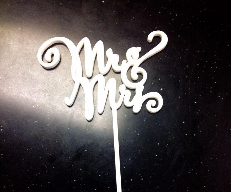 Wedding Cake Toppers, Seat Saver Name Plates, & Photo Booth Fun